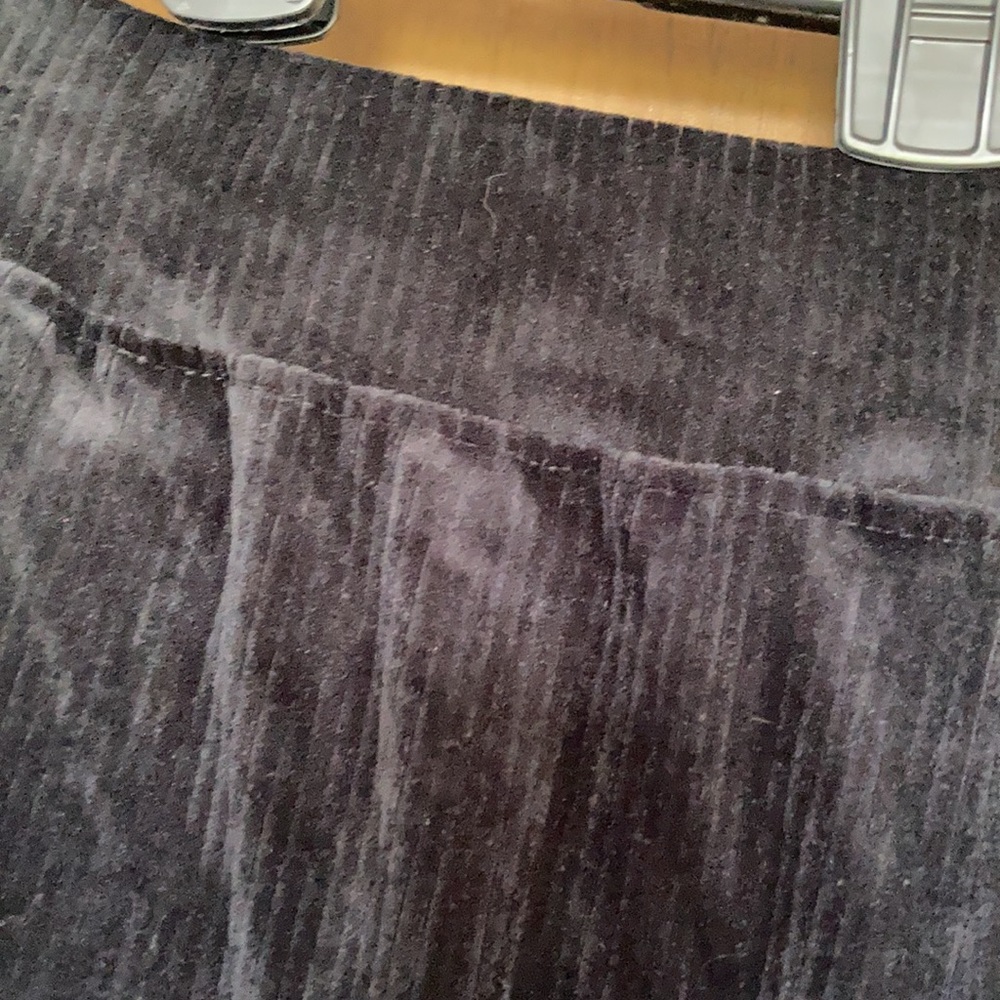 Emily Daniels black pull on knit corduroy pant size 3X - Picture 7 of 17